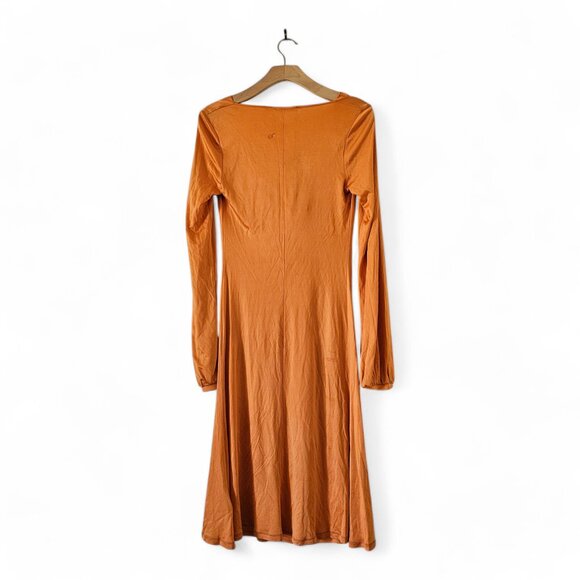 Cavalli Class Dress - Viscose - Orange size 8 (42 IT) NWT - Picture 2 of 8